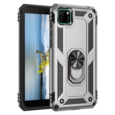 Huawei Y5P Kılıf Zore Vega Kapak Siyah