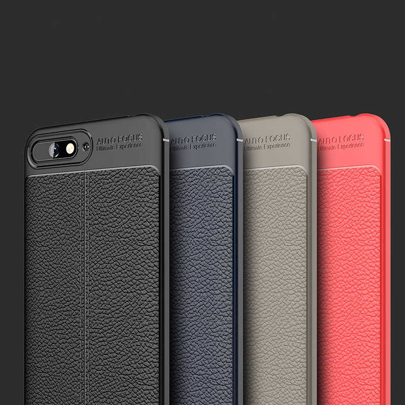 Huawei Y6 2018 Kılıf Zore Niss Silikon Kapak Lacivert