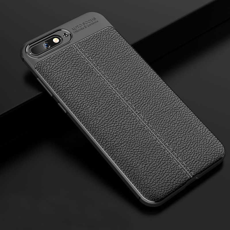 Huawei Y6 2018 Kılıf Zore Niss Silikon Kapak Lacivert