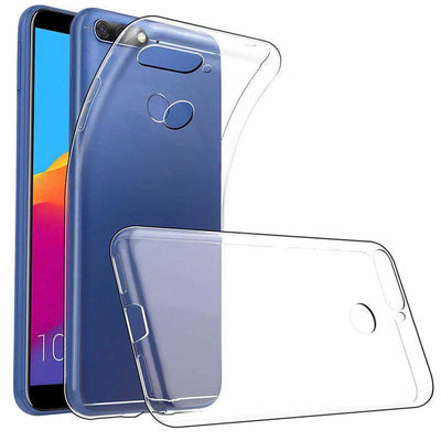 Huawei Y6 2018 Kılıf Zore Süper Silikon Kapak Renksiz