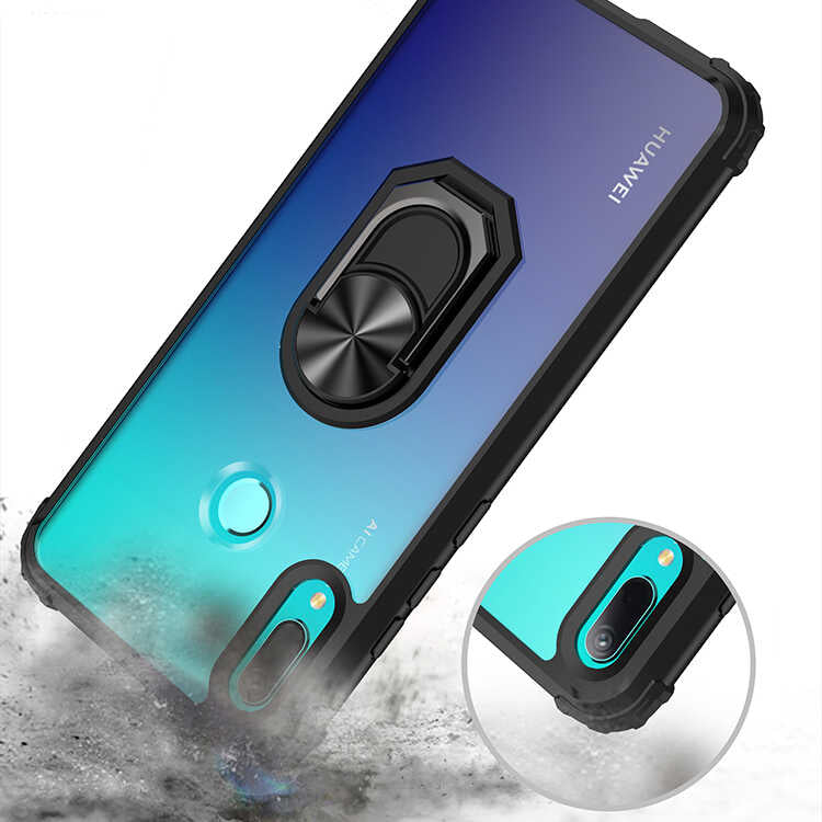 Huawei Y6 2019 Kılıf Zore Mola Kapak Siyah