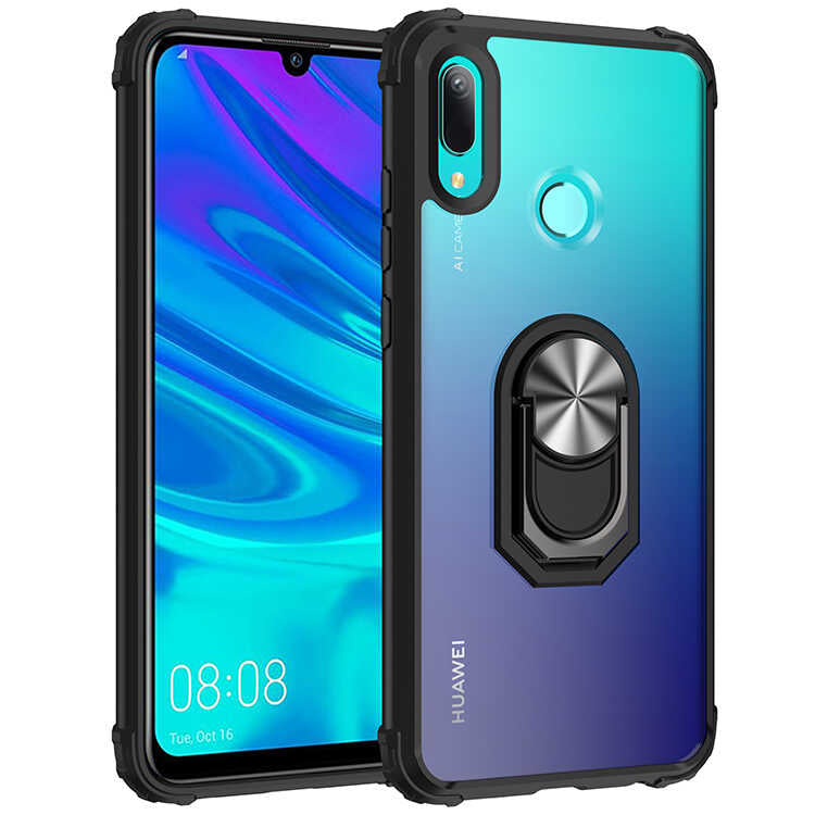 Huawei Y6 2019 Kılıf Zore Mola Kapak Siyah