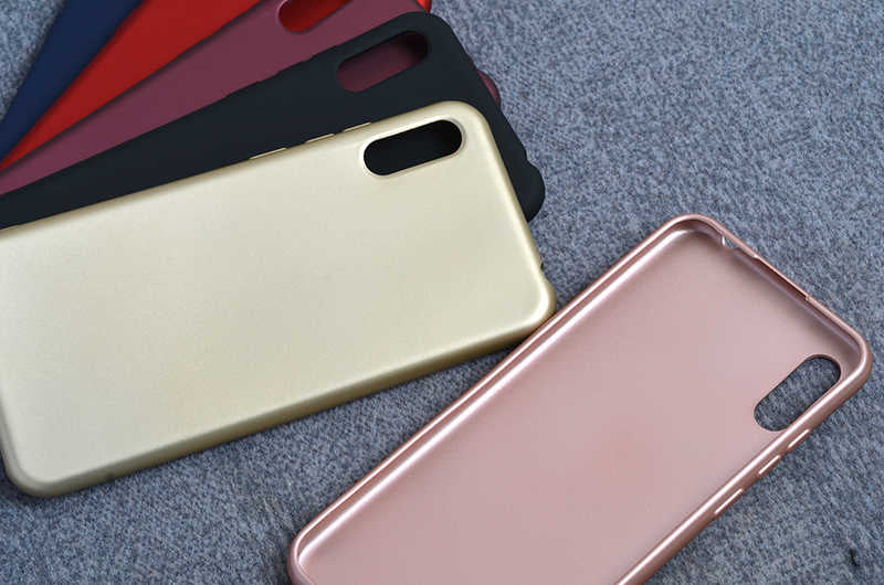 Huawei Y6 2019 Kılıf Zore Premier Silikon Kapak Lacivert