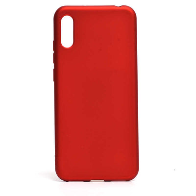 Huawei Y6 2019 Kılıf Zore Premier Silikon Kapak Kırmızı