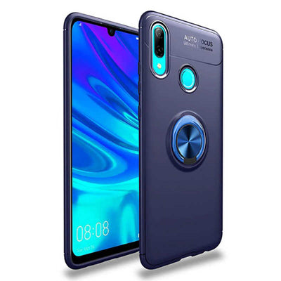 Huawei Y6 2019 Kılıf Zore Ravel Silikon Kapak Kırmızı