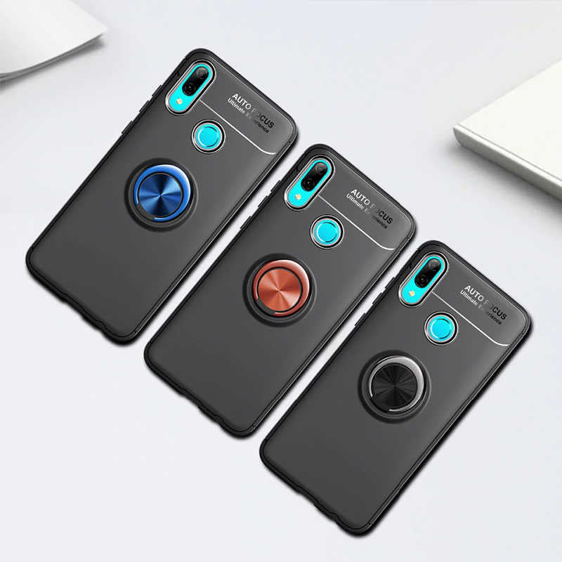 Huawei Y6 2019 Kılıf Zore Ravel Silikon Kapak Mavi
