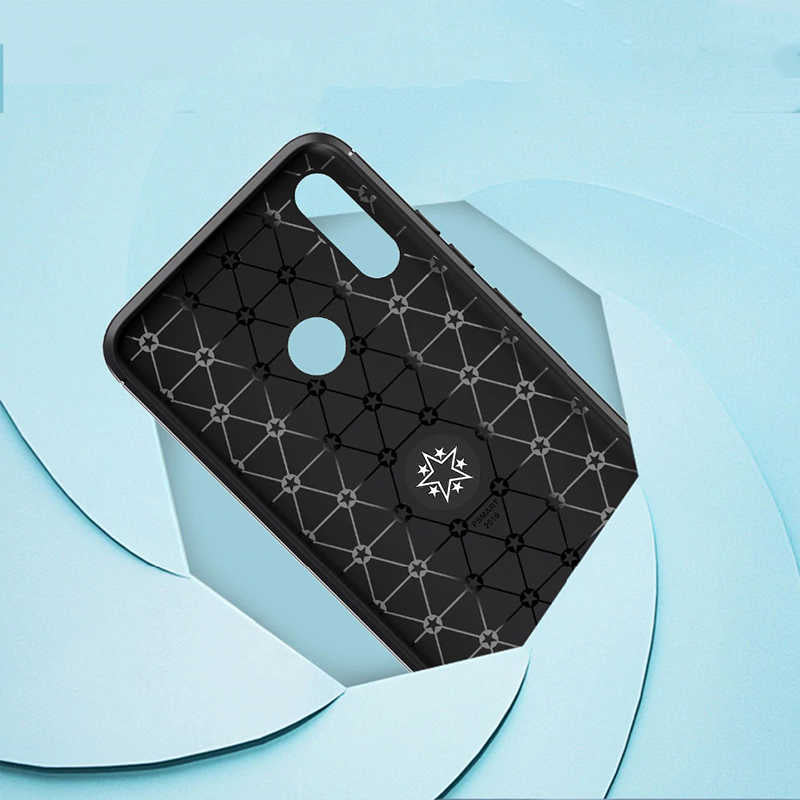 Huawei Y6 2019 Kılıf Zore Ravel Silikon Kapak Mavi