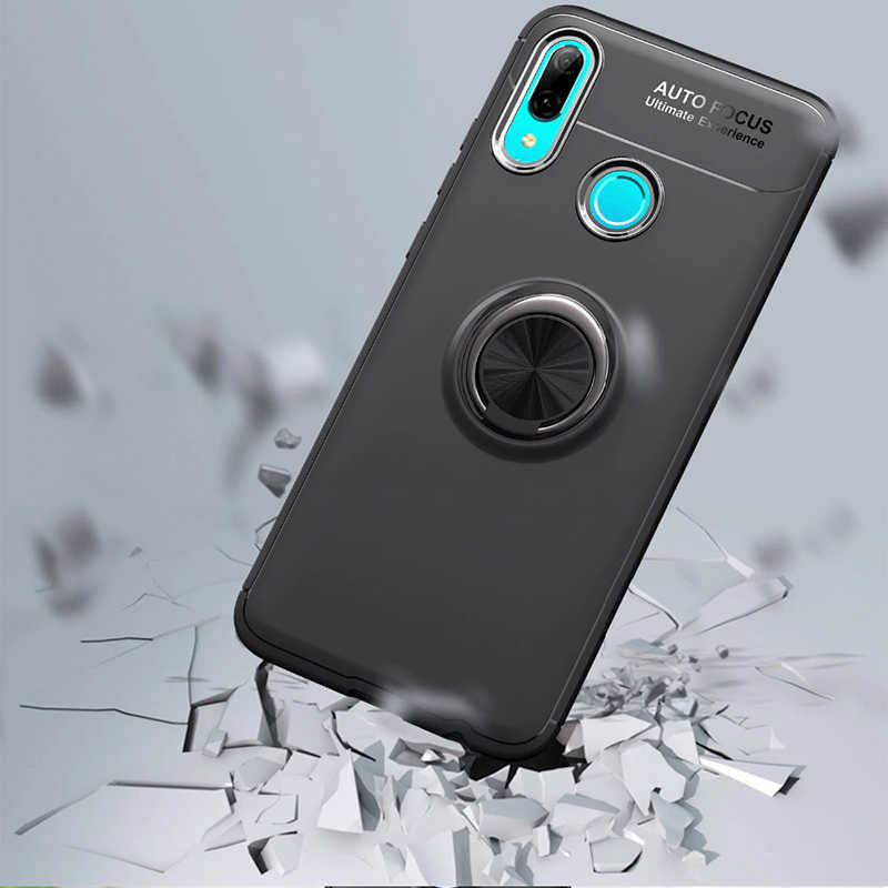 Huawei Y6 2019 Kılıf Zore Ravel Silikon Kapak Mavi