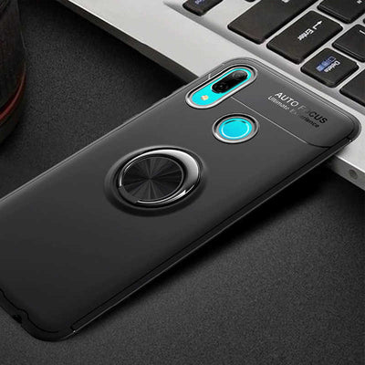 Huawei Y6 2019 Kılıf Zore Ravel Silikon Kapak Siyah