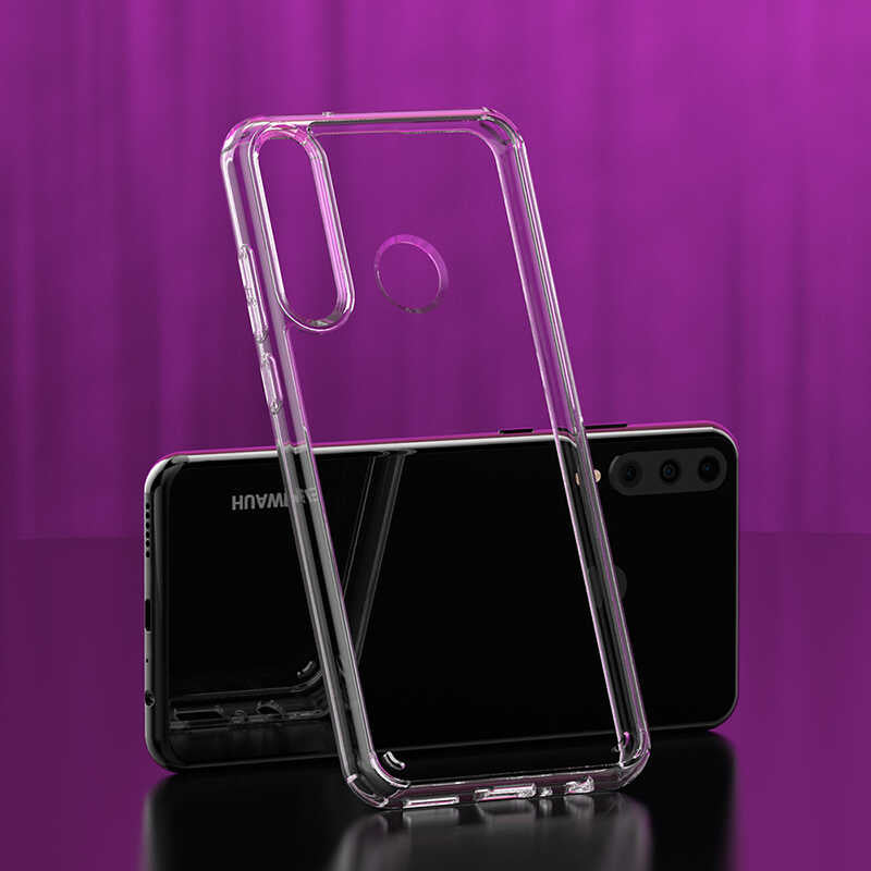 Huawei Y6P Kılıf Zore Coss Kapak Renksiz