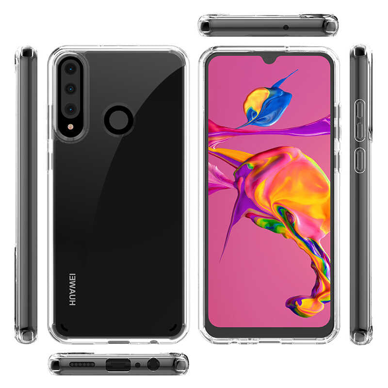 Huawei Y6P Kılıf Zore Coss Kapak Renksiz
