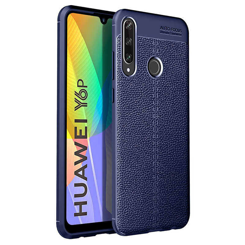 Huawei Y6P Kılıf Zore Niss Silikon Kapak Siyah
