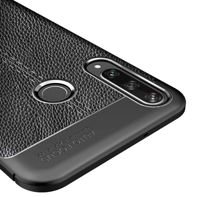 Huawei Y6P Kılıf Zore Niss Silikon Kapak Kırmızı