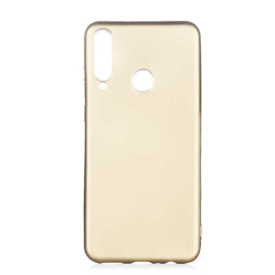 Huawei Y6P Kılıf Zore Premier Silikon Kapak Gold