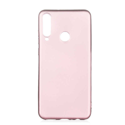 Huawei Y6P Kılıf Zore Premier Silikon Kapak Rose Gold