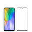 Huawei Y6P Zore Kenarları Kırılmaya Dayanıklı Cam Ekran Koruyucu Siyah