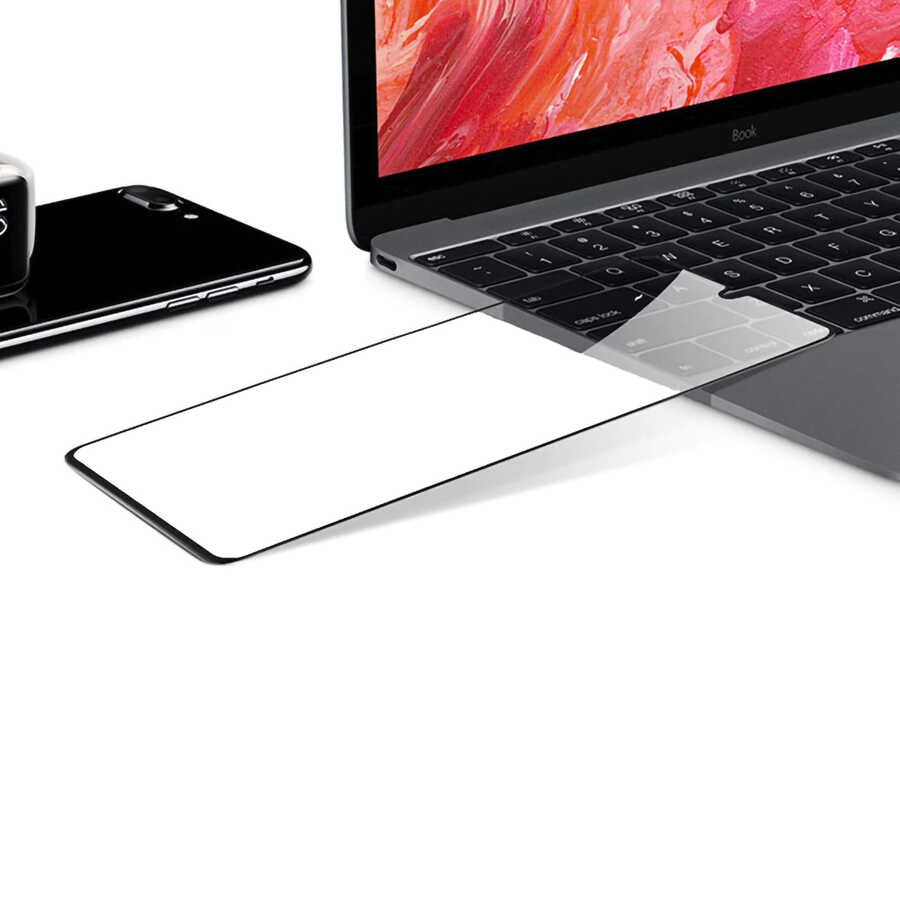 Huawei Y6S 2019 Davin Seramik Ekran Koruyucu Siyah