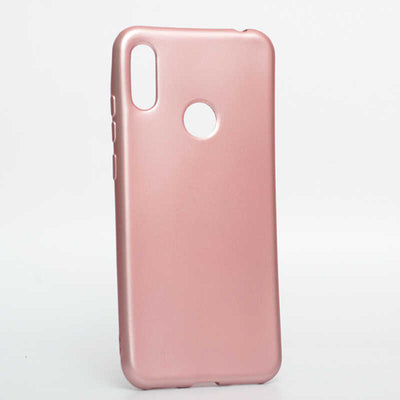 Huawei Y6S 2019 Kılıf Zore Premier Silikon Kapak Rose Gold