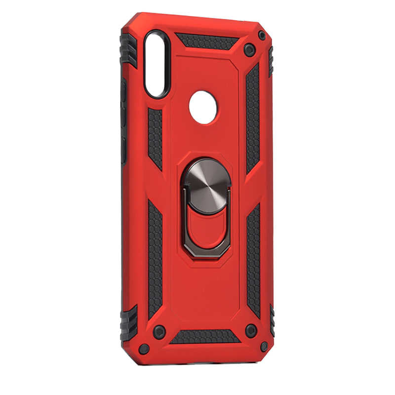 Huawei Y6S 2019 Kılıf Zore Vega Kapak Siyah