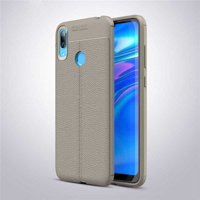 Huawei Y7 Prime 2019 Kılıf Zore Niss Silikon Kapak Lacivert