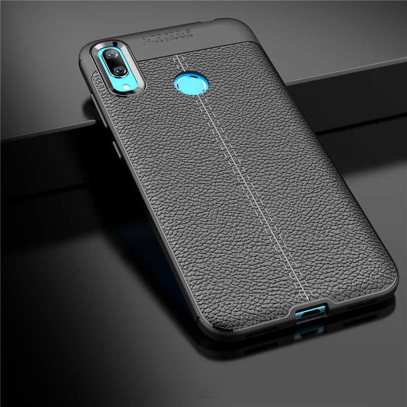Huawei Y7 Prime 2019 Kılıf Zore Niss Silikon Kapak Kırmızı
