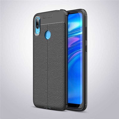 Huawei Y7 Prime 2019 Kılıf Zore Niss Silikon Kapak Siyah