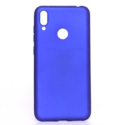 Huawei Y7 Prime 2019 Kılıf Zore Premier Silikon Kapak Lacivert