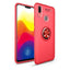Huawei Y7 Prime 2019 Kılıf Zore Ravel Silikon Kapak Siyah-Rose Gold