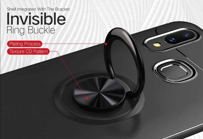 Huawei Y7 Prime 2019 Kılıf Zore Ravel Silikon Kapak Mavi