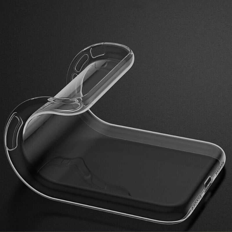 Huawei Y9 2019 Kılıf Zore Süper Silikon Kapak Renksiz