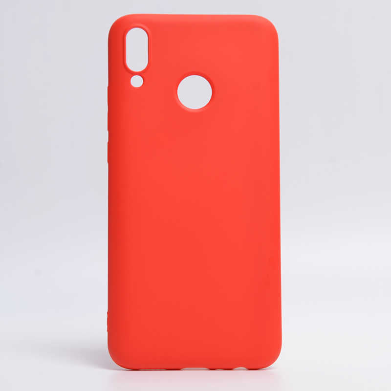 Huawei Y9 2019 Kılıf Zore İnci Silikon Kırmızı