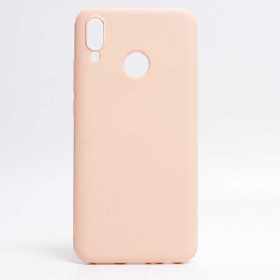 Huawei Y9 2019 Kılıf Zore İnci Silikon Pembe