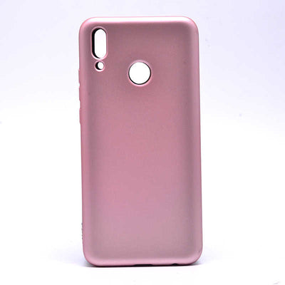 Huawei Y9 2019 Kılıf Zore Premier Silikon Kapak Mürdüm