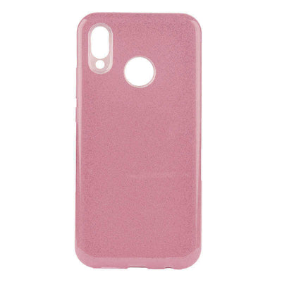 Huawei Y9 2019 Kılıf Zore Shining Silikon Rose Gold