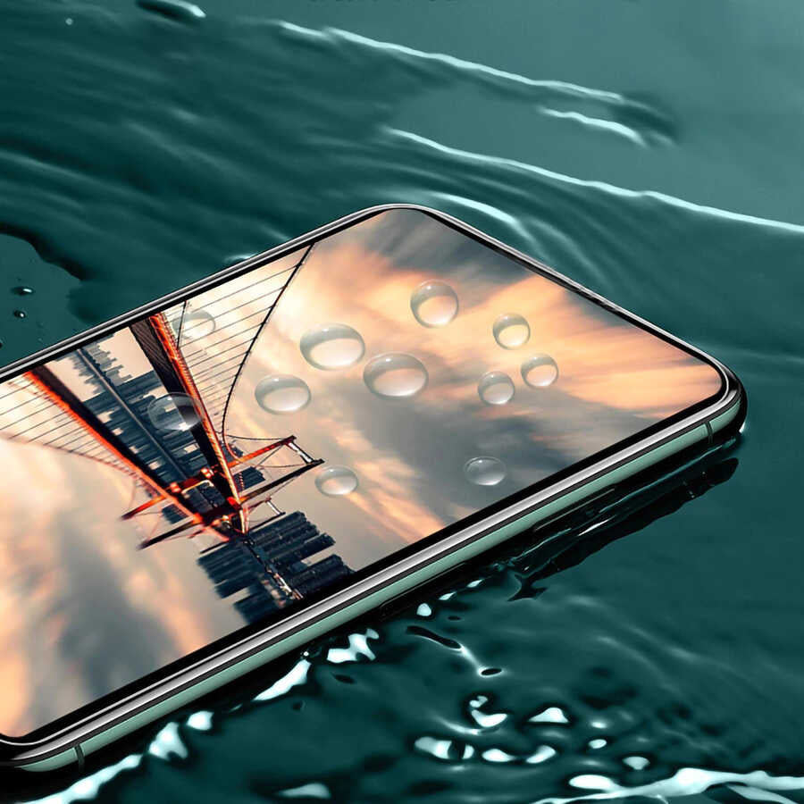 Huawei Y9 Prime 2019 Davin 5D Cam Ekran Koruyucu Siyah