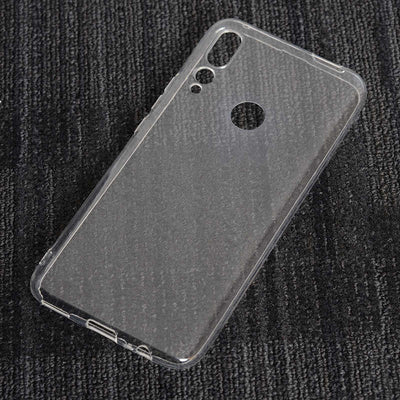 Huawei Y9 Prime 2019 Kılıf Zore Süper Silikon Kapak Renksiz