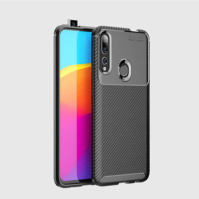 Huawei Y9 Prime 2019 Kılıf Zore Negro Silikon Kapak Lacivert