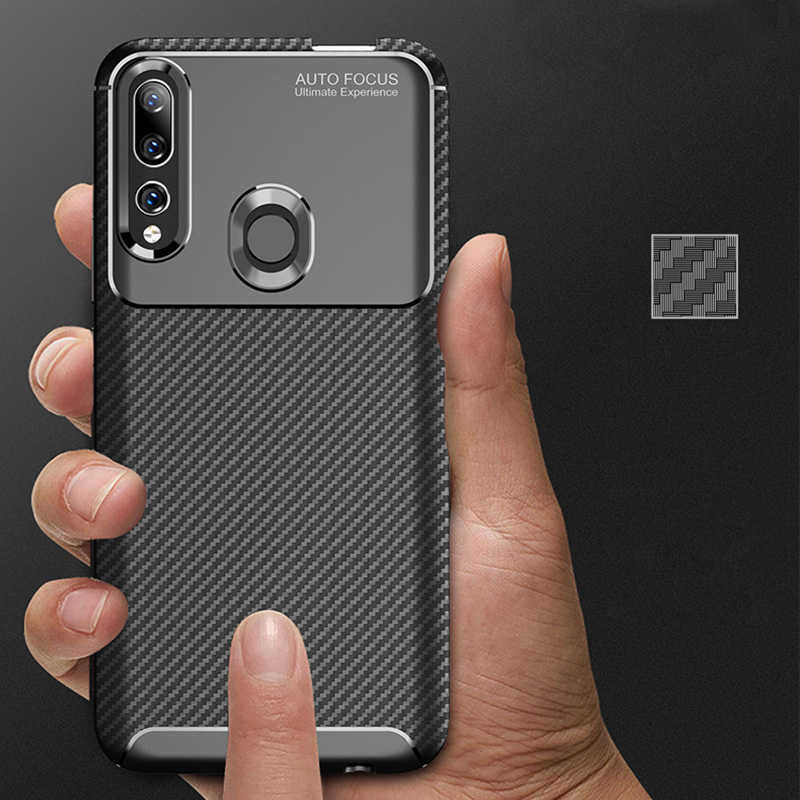 Huawei Y9 Prime 2019 Kılıf Zore Negro Silikon Kapak Lacivert