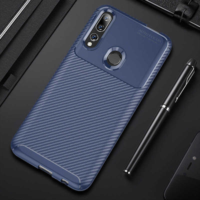 Huawei Y9 Prime 2019 Kılıf Zore Negro Silikon Kapak Lacivert
