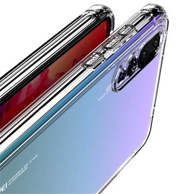 Huawei Y9 Prime 2019 Kılıf Zore Nitro Anti Shock Silikon Renksiz