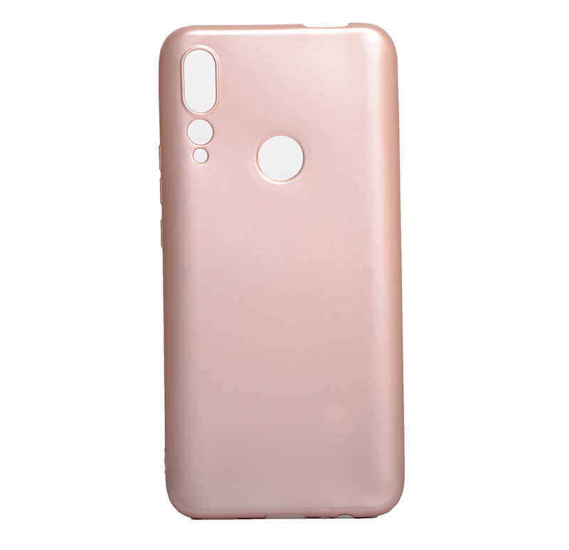 Huawei Y9 Prime 2019 Kılıf Zore Premier Silikon Kapak Gold
