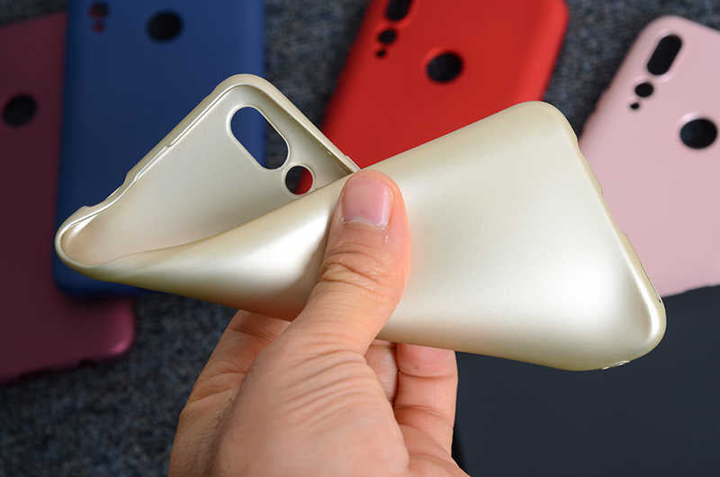 Huawei Y9 Prime 2019 Kılıf Zore Premier Silikon Kapak Gold