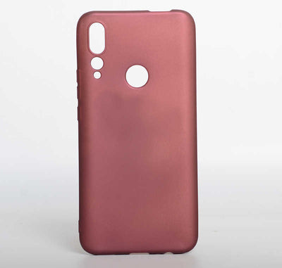 Huawei Y9 Prime 2019 Kılıf Zore Premier Silikon Kapak Mürdüm