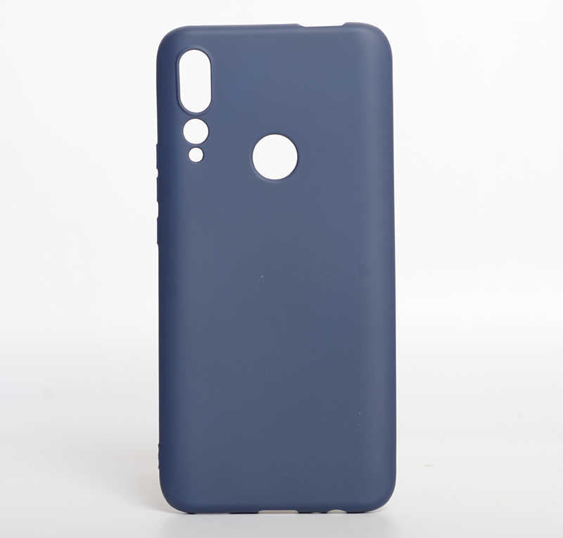 Huawei Y9 Prime 2019 Kılıf Zore Premier Silikon Kapak Lacivert