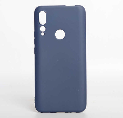 Huawei Y9 Prime 2019 Kılıf Zore Premier Silikon Kapak Lacivert