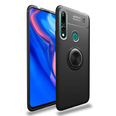 Huawei Y9 Prime 2019 Kılıf Zore Ravel Silikon Kapak Siyah
