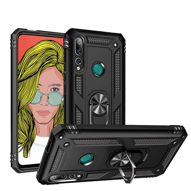 Huawei Y9 Prime 2019 Kılıf Zore Vega Kapak Gri