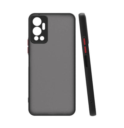 İnfinix Hot 12 Kılıf Zore Hux Kapak Siyah