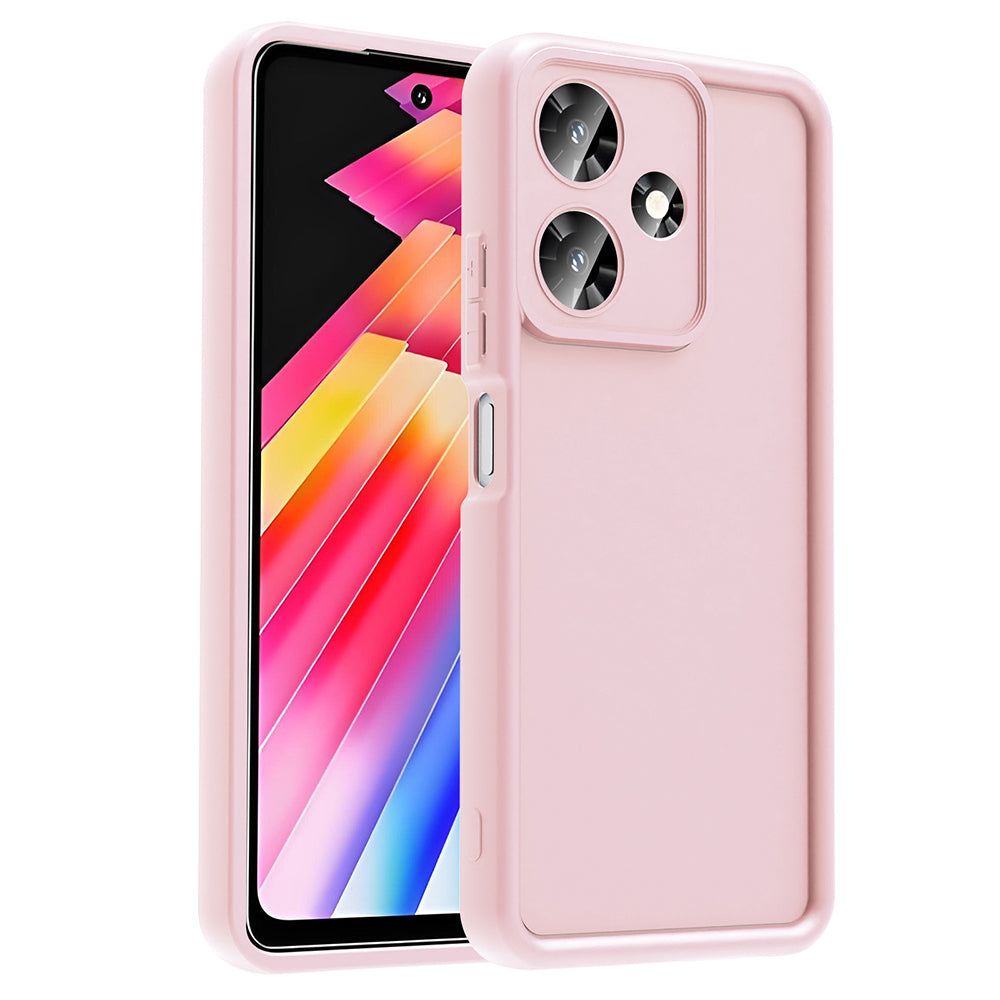 İnfinix Hot 30İ Kılıf Kamera Korumalı Zore Ananas Kapak Pembe