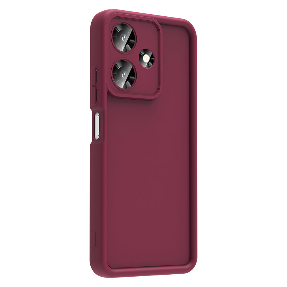 İnfinix Hot 30İ Kılıf Kamera Korumalı Zore Ananas Kapak Mürdüm